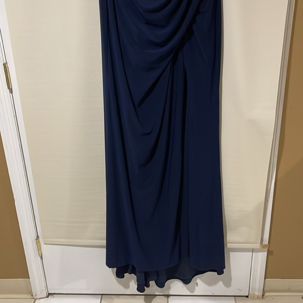 Mac Duggal Women's Ruffled One Shoulder Gown Size 14 - Picture 8 of 15